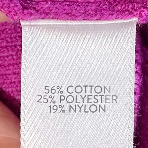 J. Jill Cotton Blend Long Sleeve Button Front Sweater Cardigan Small Pockets - Picture 4 of 10